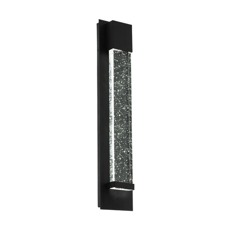 Eglo EU VILLAGRAZIA Outdoor LED Wall Light – Black Aluminium, Warm White, IP44, Corner Mountable