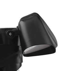 Eglo EU Pagino LED Black Plastic  Dual Head Outdoor Wall Light With Sensor