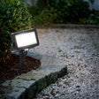Eglo EU Faedo 4 LED Outdoor 10W Flood Light Black Aluminium RGBW with Remote Control