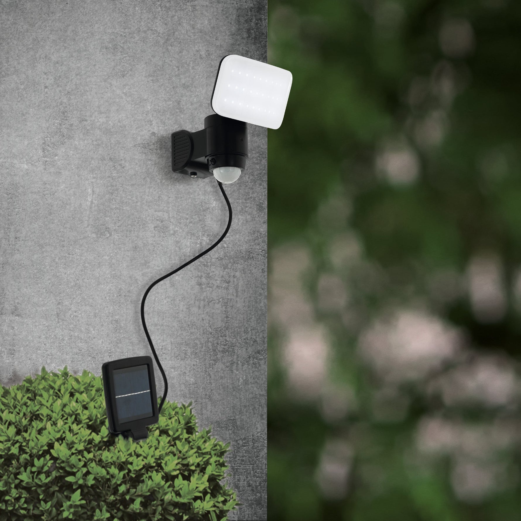 Eglo EU JABAGA Outdoor Wall Light – Black, Twin GU10 LED, Warm White, IP44 Up & Down Exterior Lighting product image - Endon Lighting from First Light Direct with great prices and fast UK delivery