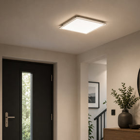 Eglo EU Salobrena-A White Aluminium LED Ceiling Light, 30cm