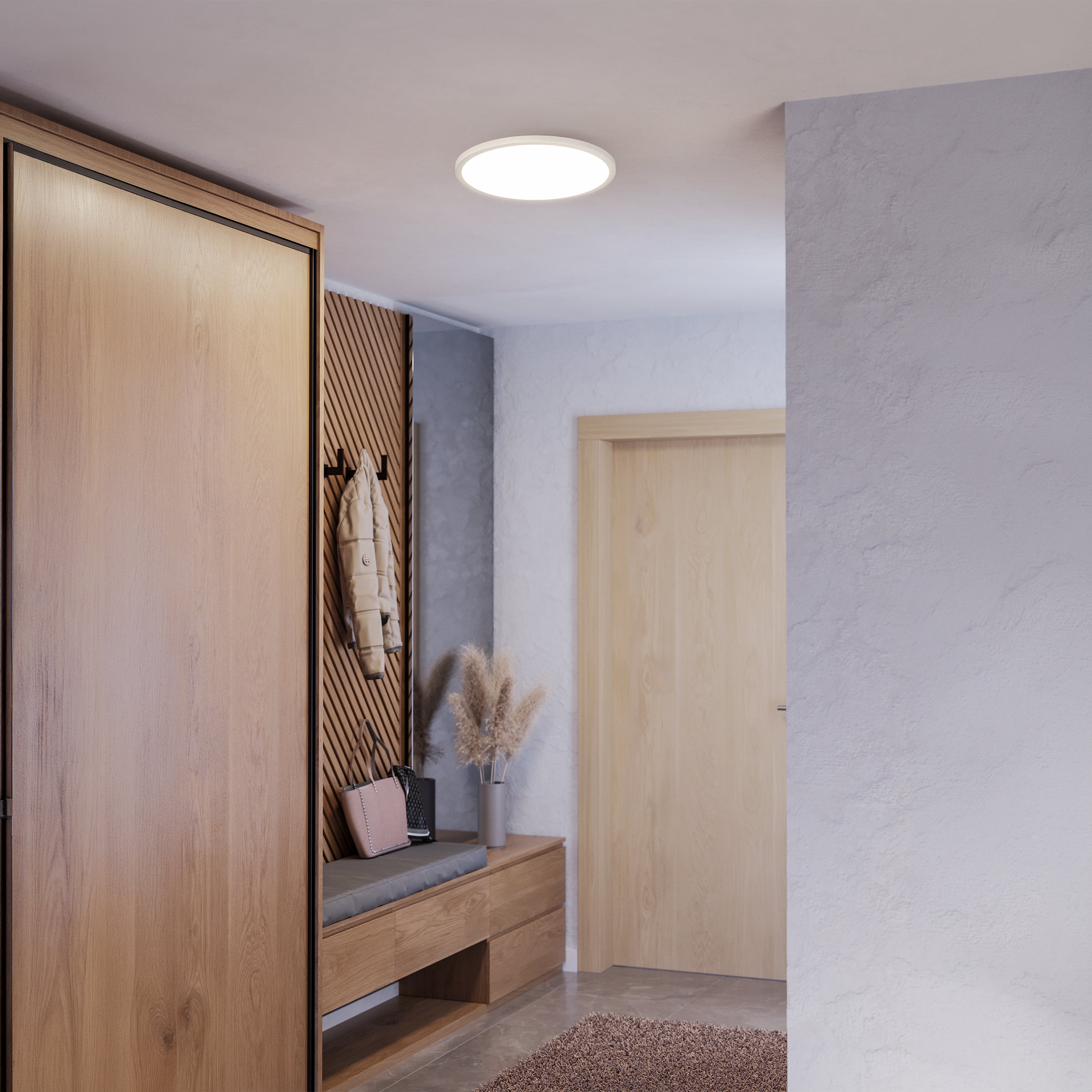 Eglo EU Gorosiba 1 Black Steel & Glass Modern Ceiling Light product image - Endon Lighting from First Light Direct with great prices and fast UK delivery