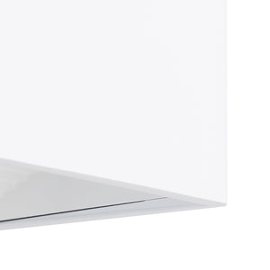Eglo EU DONINNI?1 Outdoor LED Wall Light – White Aluminium, Integrated LED, Warm White, IP55 Exterior Lighting
