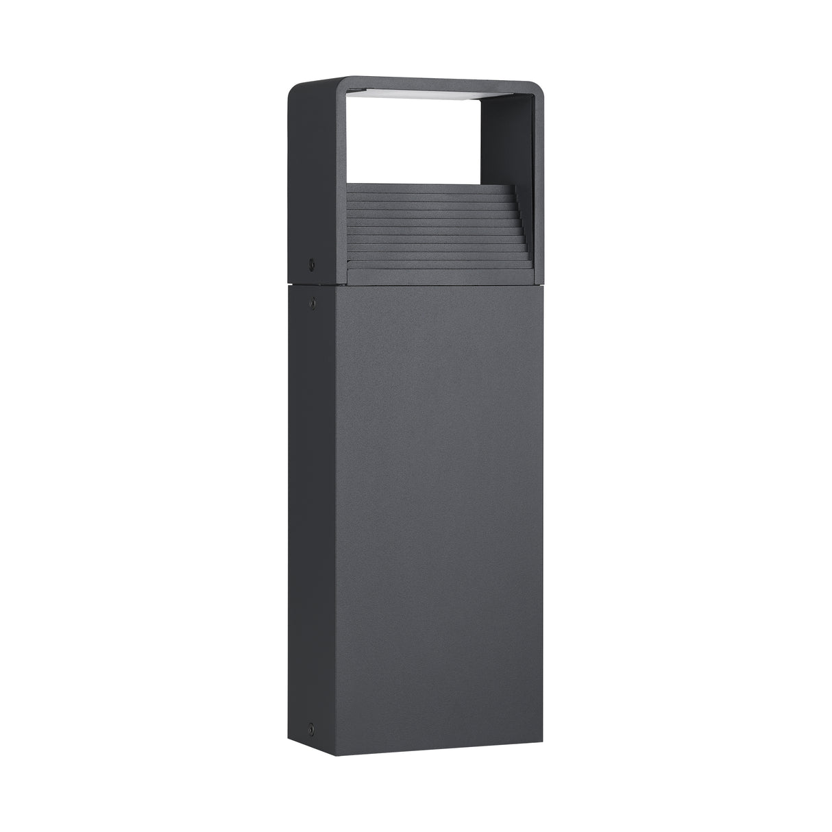 Eglo EU DONINNI?1 Outdoor LED Pedestal Light – Anthracite Bollard Light, Warm White, IP65