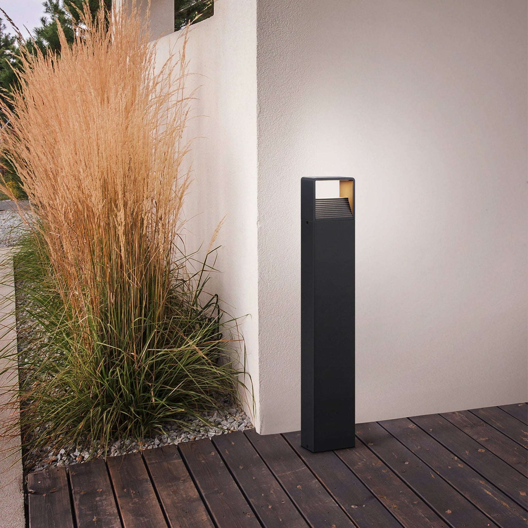 Eglo EU Monirote Black Steel & Aluminium White  LED Modern Celing Light product image - Endon Lighting from First Light Direct with great prices and fast UK delivery
