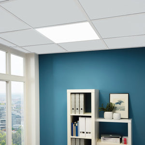 Eglo EU Salobrena-A White Aluminium LED Ceiling Light, 45cm