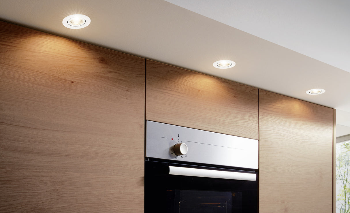 Eglo EU Saliceto White Aluminium LED Warm White Single Recessed Light