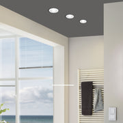 Eglo EU Saliceto White Aluminium LED Neutral White Single Recessed Light