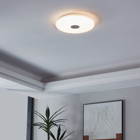 Eglo EU Lanciano 1 White Steel LED Tuneable White Ceiling Light