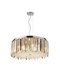 Clarissa 5Lt Drum Pendant Convertible To Semi-Flush - Glass