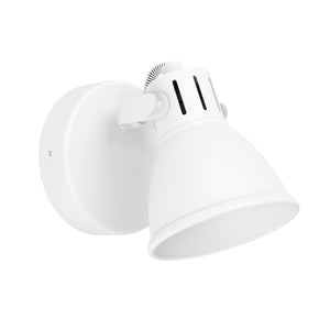 Eglo EU Seras 1 White Steel LED Single Spotlight