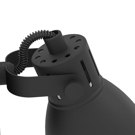 Eglo EU Seras 2 Black Steel Wall Spotlight