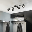 Eglo EU Seras 2 Black Steel 4-Light LED Spotlight