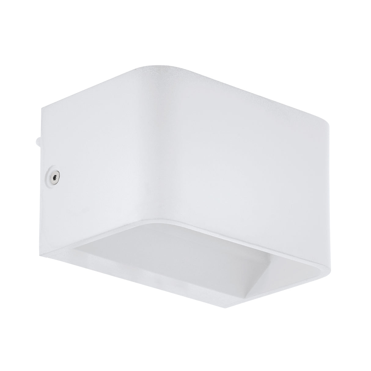 Eglo EU SANIA?4 Wall Light – White Aluminium, Integrated LED, Warm White, Modern Indoor Wall Lighting