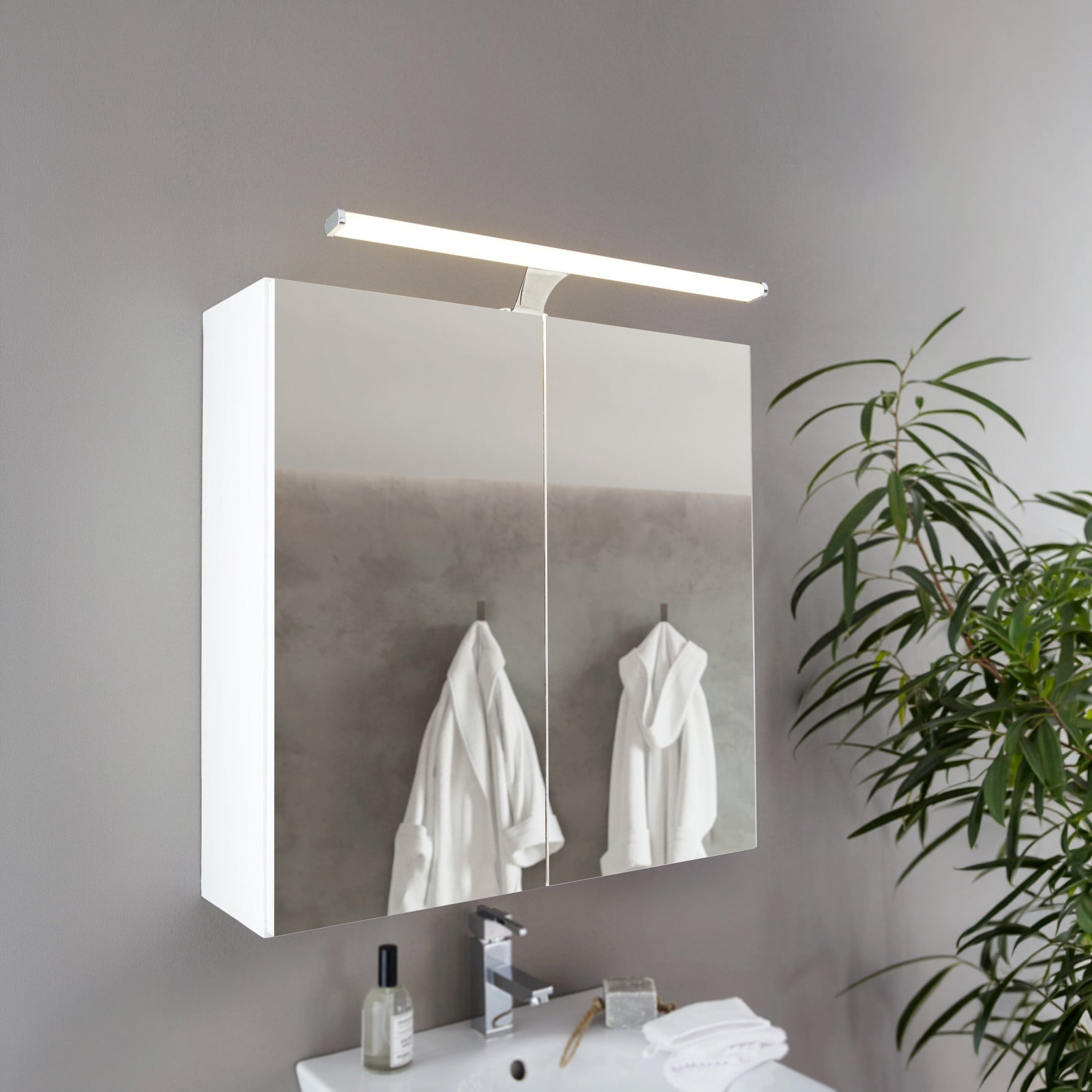 Eglo EU URTEBIETA LED Ceiling Light – 595mm White, Cool White 4000K, Low Glare UGR<19 product image - Endon Lighting from First Light Direct with great prices and fast UK delivery