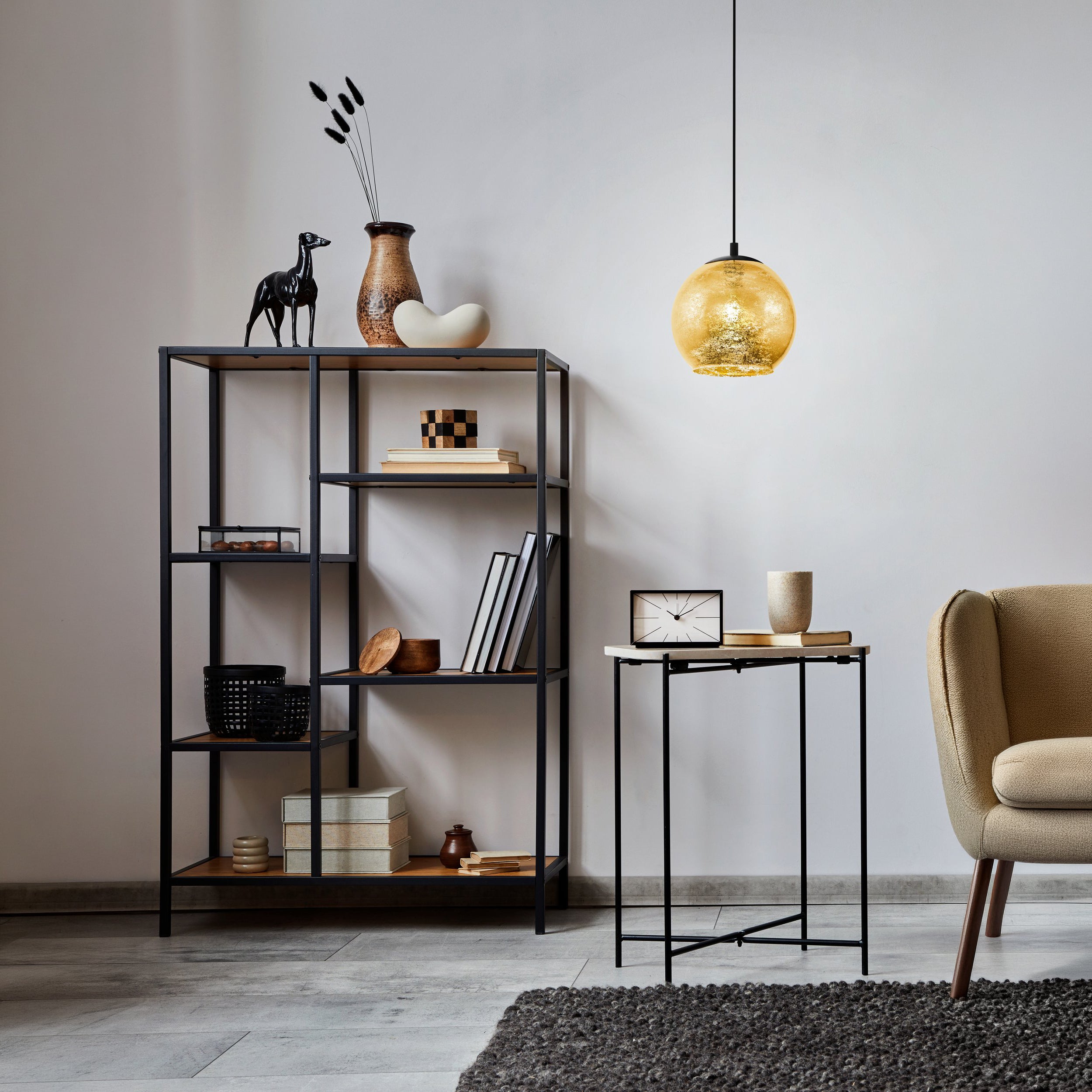 Eglo EU Salobrena-B White Aluminium & Steel  LED Ceiling Light, 120cm product image - Endon Lighting from First Light Direct with great prices and fast UK delivery
