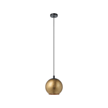 Eglo EU Albaraccin Gold Coloured & Steel Modern Single Pendant