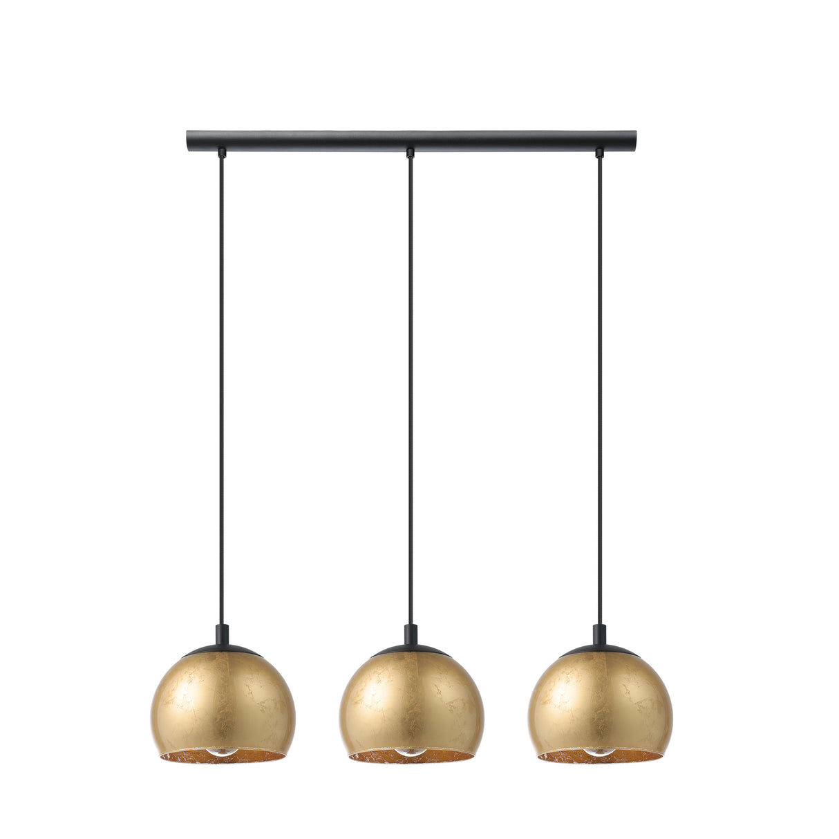 Eglo EU Albaraccin Gold Coloured & Steel Modern  3-Light Pendant