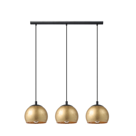 Eglo EU Albaraccin Gold Coloured & Steel Modern  3-Light Pendant