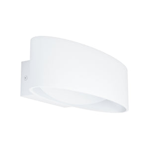 Eglo EU MACCACARI LED Wall Light – White Aluminium & Steel, Warm White, Indoor Lighting