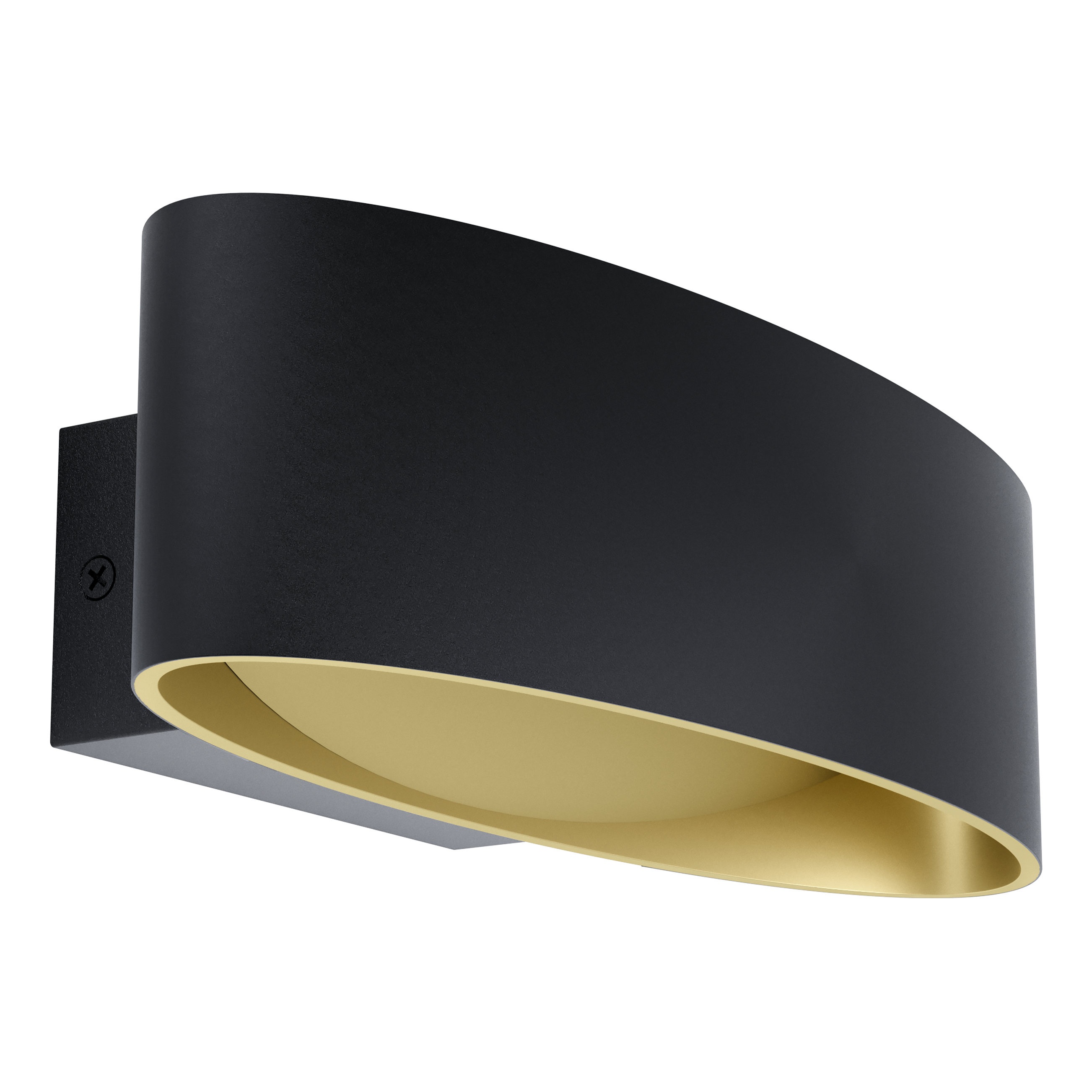 Eglo Lighting LED-WL L-270 black/gold 'MACCACARI' Wall/Ceiling Lamps from the MACCACARI range. Part Number - 98542