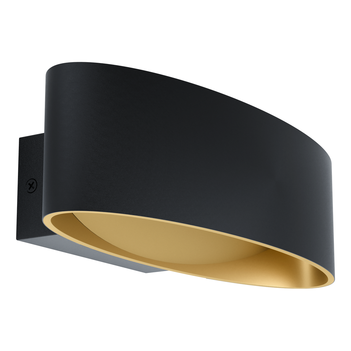 Eglo Lighting LED-WL L-270 black/gold 'MACCACARI' Wall/Ceiling Lamps from the MACCACARI range. Part Number - 98542
