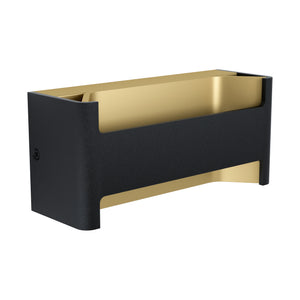 Eglo EU FELONICHE LED Wall Light – Black & Gold Aluminium, Warm White, Indoor Lighting