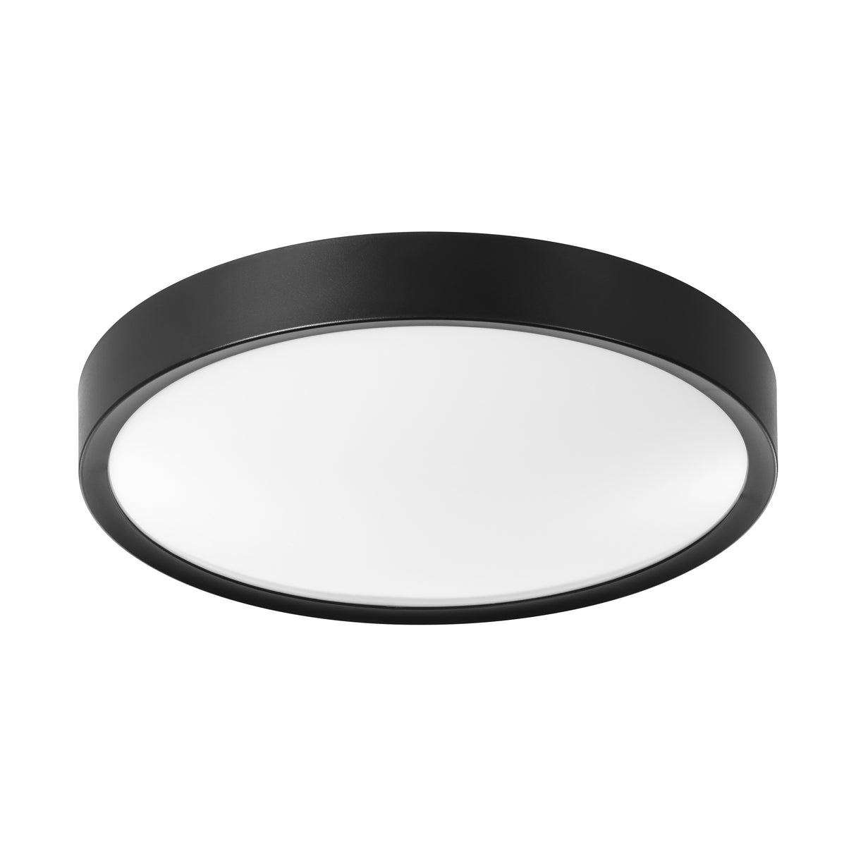 Eglo EU Musurita Black Stteel & Plastic Diffuser Ceiling Light, 44cm