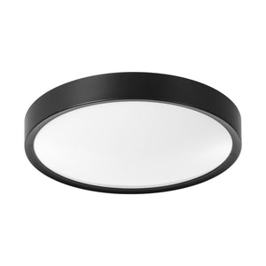 Eglo EU Musurita Black Stteel & Plastic Diffuser Ceiling Light, 44cm
