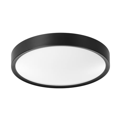 Eglo EU Musurita Black Stteel & Plastic Diffuser Ceiling Light, 44cm