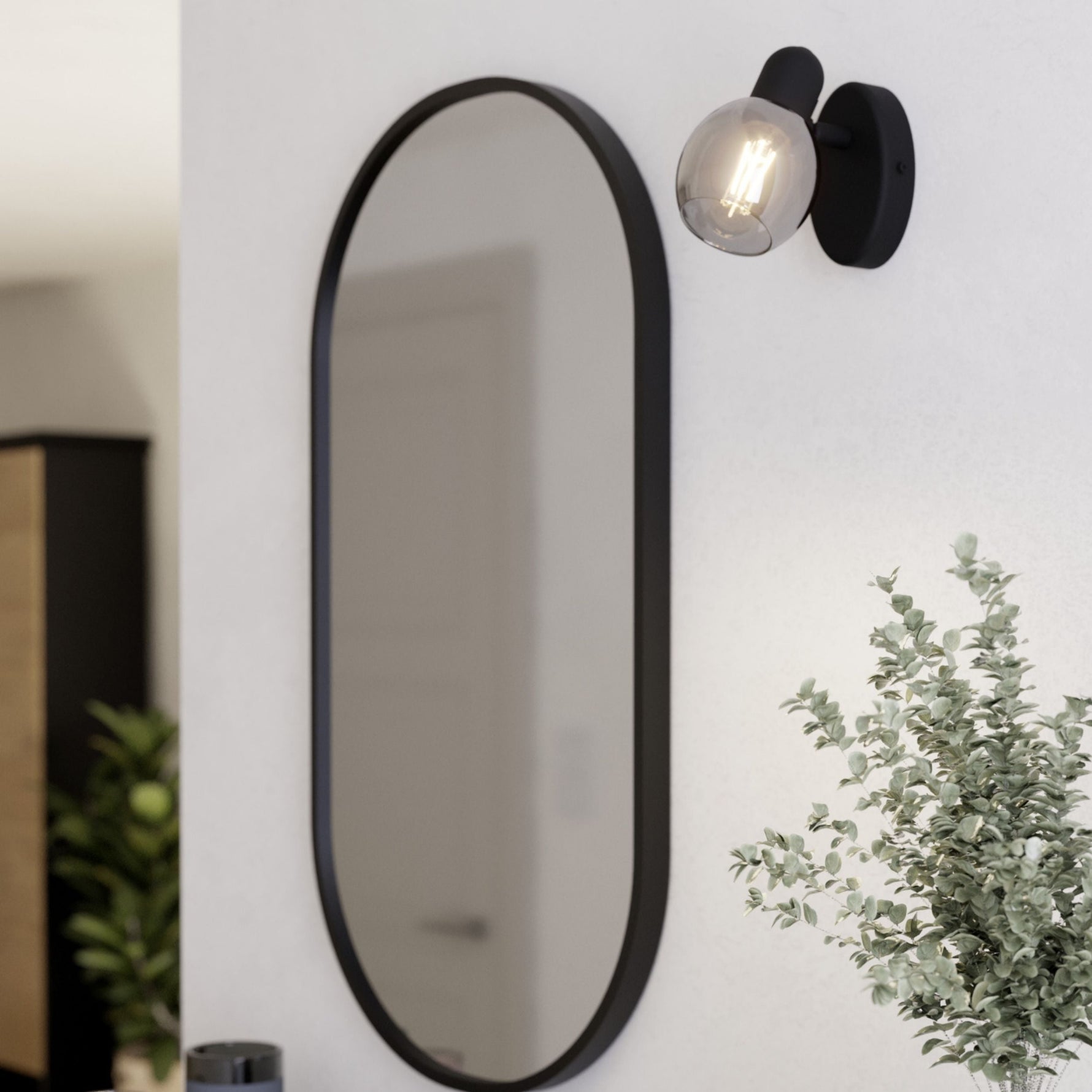 Eglo EU GEDREZ Recessed LED Light – White, CCT Selectable, Warm to Cool White, Slim Indoor Ceiling Downlight
