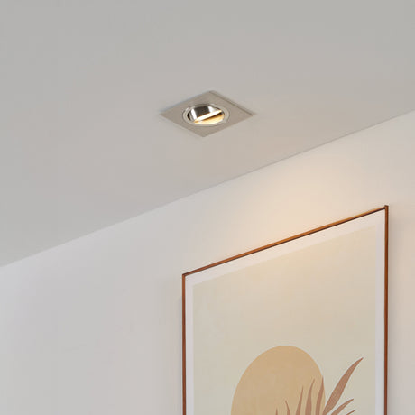Eglo EU Areitio White Aluminum LED Set of 3 Recessed Light, 9.5cm, 3000K
