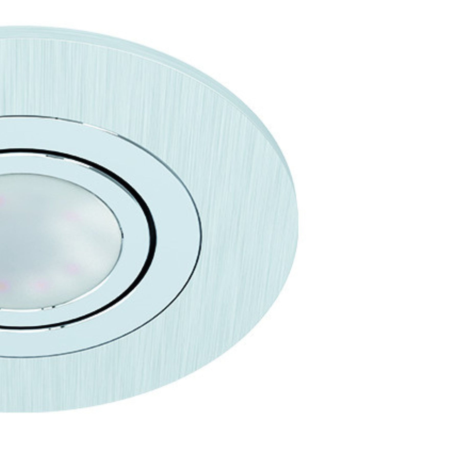 Eglo EU Fueva 5 LED Round Satin Nickel Steel Recessed Light, 16.6cm product image - Endon Lighting from First Light Direct with great prices and fast UK delivery