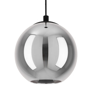 Eglo EU Ariscani Smoked Black Glass 10-Light Pendant