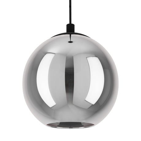 Eglo EU Ariscani Smoked Black Glass 10-Light Pendant