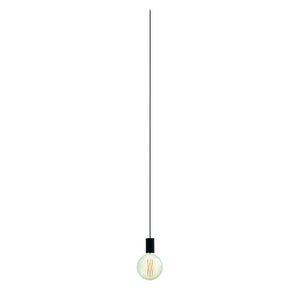 Eglo EU POZUETA Pendant Light – Black Steel, E27, Slim Industrial Design, Indoor Ceiling Lighting