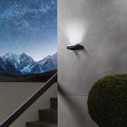Eglo EU BRIANZA Outdoor LED Wall Light – Black Cast Aluminium, Warm White, IP44 Exterior Lighting