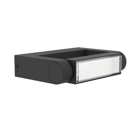 Eglo EU BRIANZA Outdoor LED Wall Light – Black Cast Aluminium, Warm White, IP44 Exterior Lighting