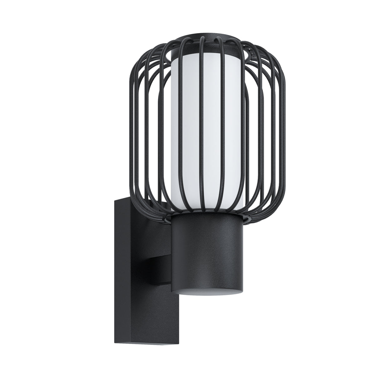 Eglo EU RAVELLO Outdoor Wall Light – Black Zinc?Plated Steel, E27, Traditional Exterior Lighting