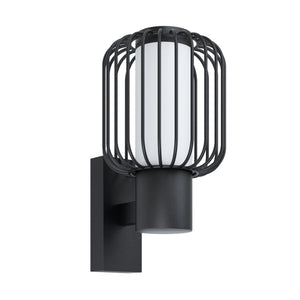 Eglo EU RAVELLO Outdoor Wall Light – Black Zinc?Plated Steel, E27, Traditional Exterior Lighting