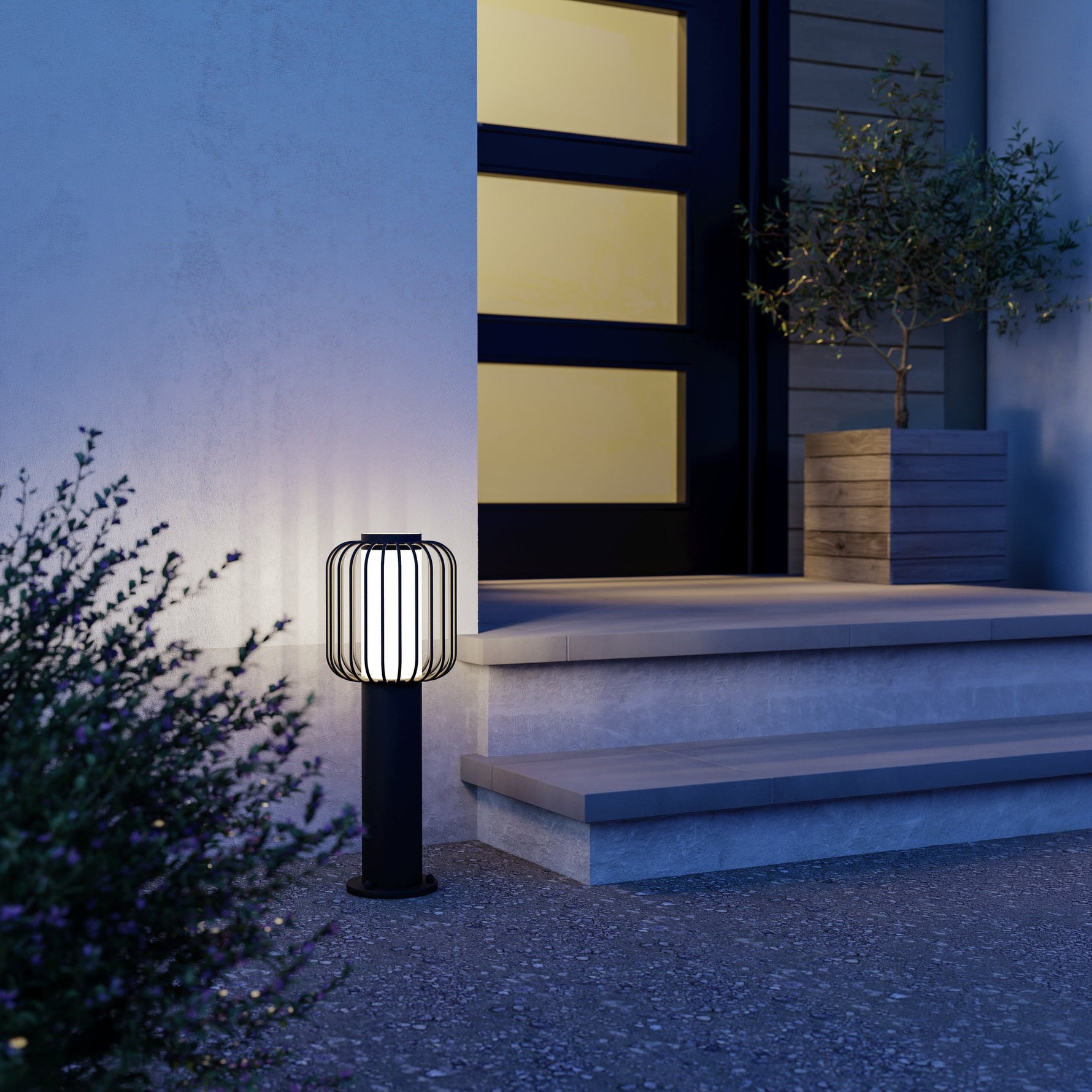 Eglo EU Townshend 3 Wood & Steel Industrial Ceiling 2 Light Spot, Black & Brown product image - Endon Lighting from First Light Direct with great prices and fast UK delivery