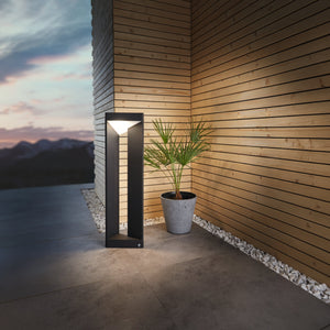 Eglo EU NEMBRO Outdoor LED Path Light – Black Cast Aluminium, Warm White, IP54 Garden & Pathway Lighting