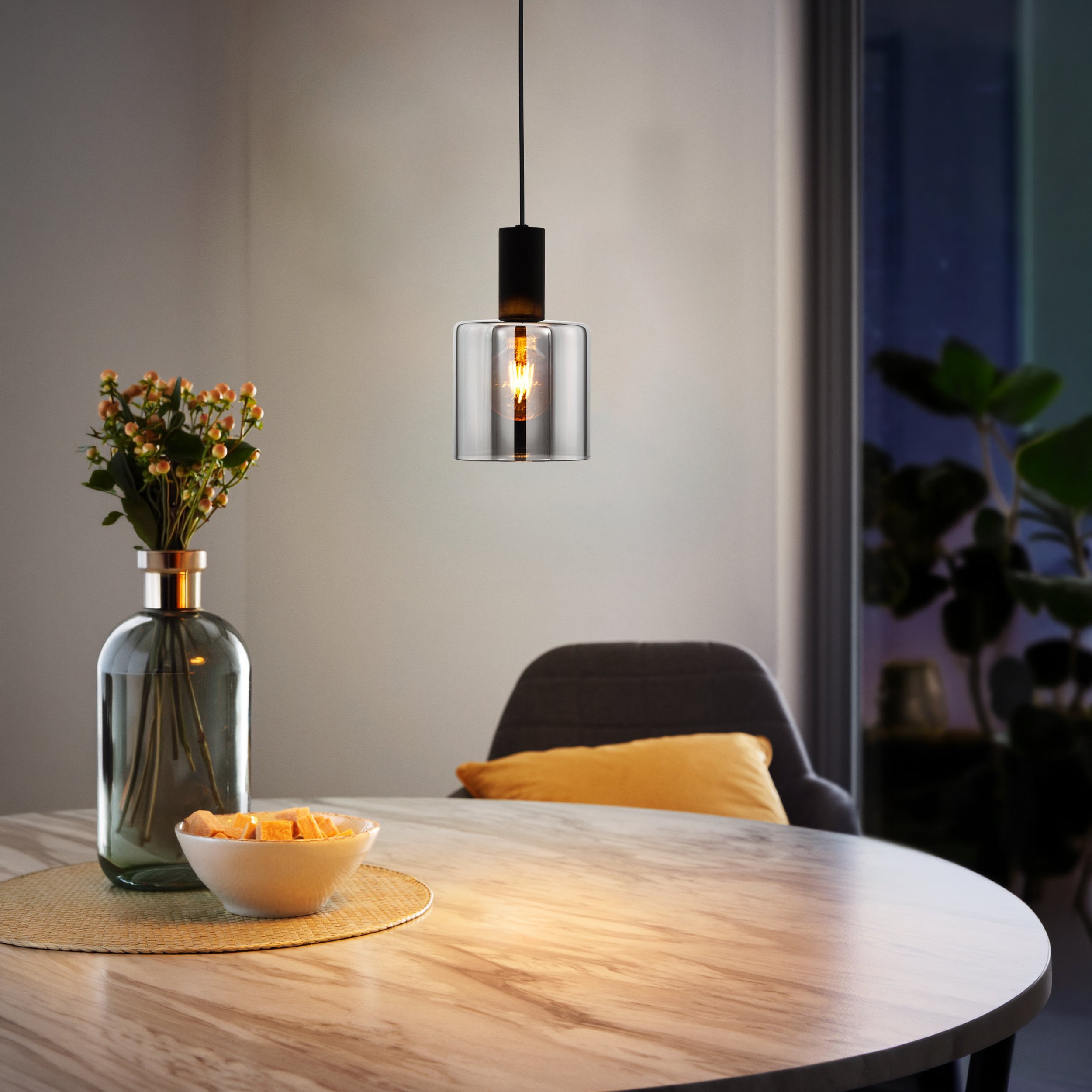 Eglo EU Esteperra Decorative Black/Gold Single Pendant