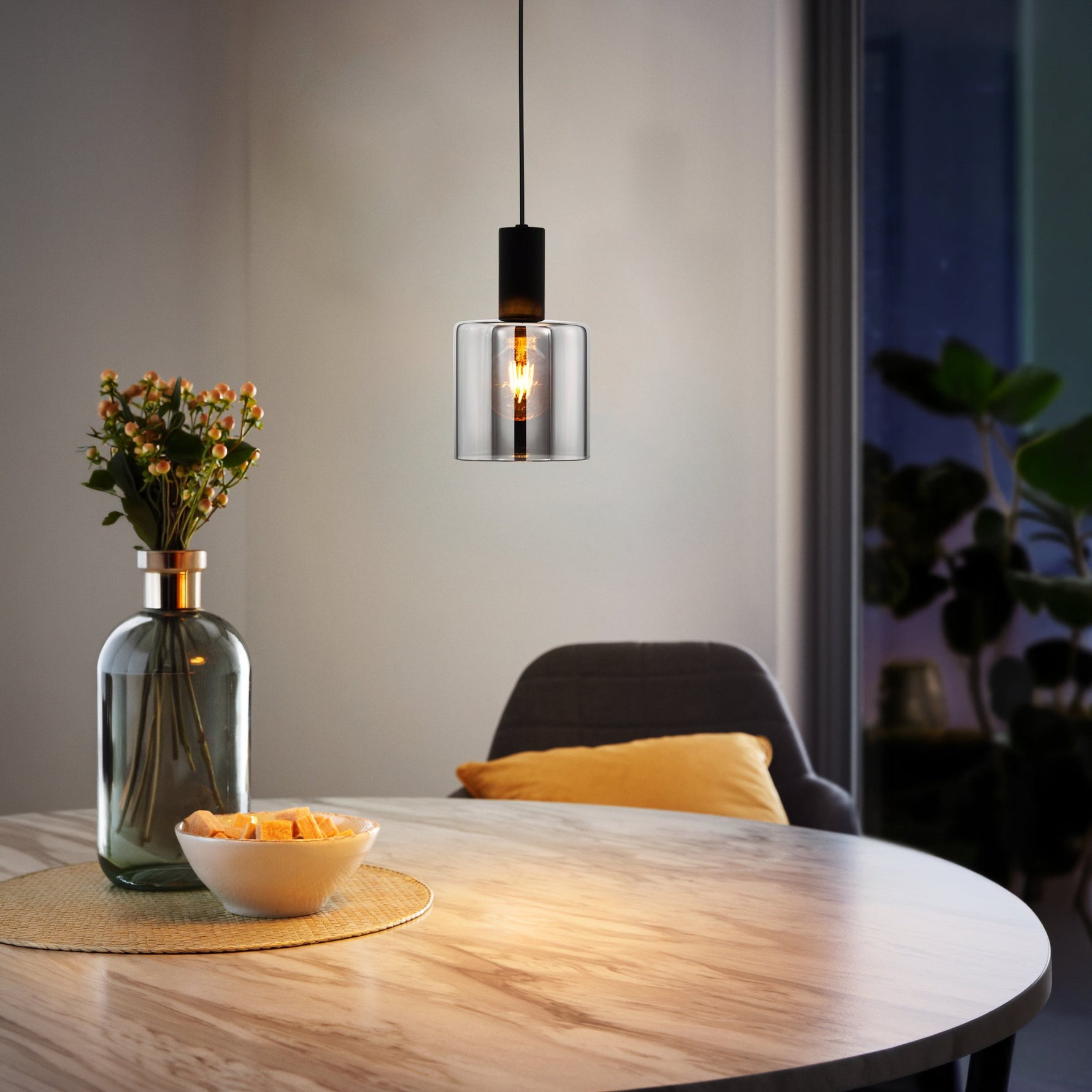 Eglo EU Esteperra Decorative Black/Gold Single Pendant