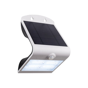 Eglo EU LAMOZZO Solar Wall Light – White, Motion & Day/Night Sensor, Warm/Cool White, IP54 Outdoor Lighting