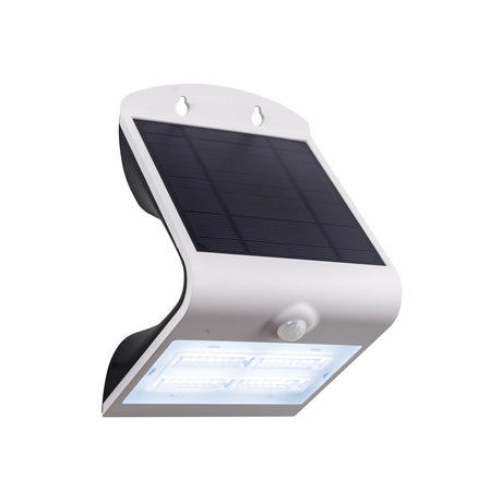 Eglo EU LAMOZZO Solar Wall Light – White, Motion & Day/Night Sensor, Warm/Cool White, IP54 Outdoor Lighting