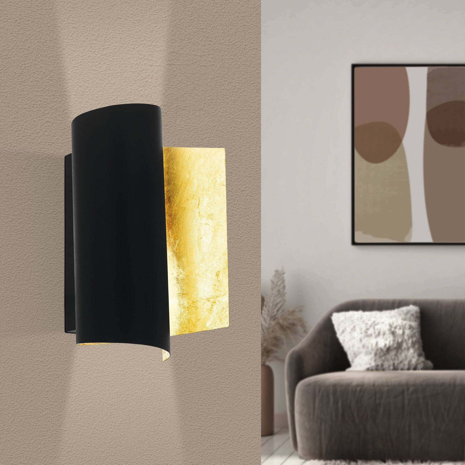 Eglo EU Cremella Black Steel Single Pendant