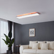 Eglo EU Salobrena-B White Aluminium & Steel  LED Ceiling Light, 120cm