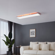 Eglo EU Salobrena-B White Aluminium & Steel  LED Ceiling Light, 120cm