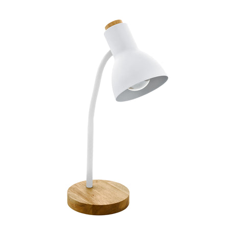 Eglo EU Veradal Classic Brown & White Steel Table Lamp